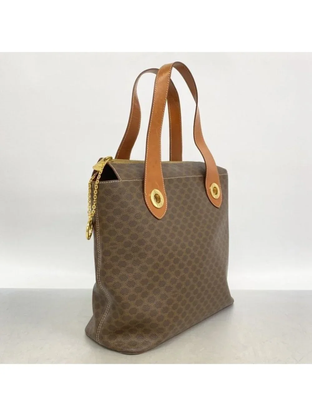 Celine Tote Macadam Brown Gold - Picture 2 of 10